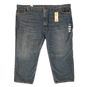 Levi's 559 Relaxed Straight Jeans Mens 60 x 30 Blue Big & Tall Denim **NEW**
